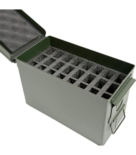 Used Military Surplus .50 Cal Ammo Can - Fat Style, Grade 2, Made In USA (PA108)