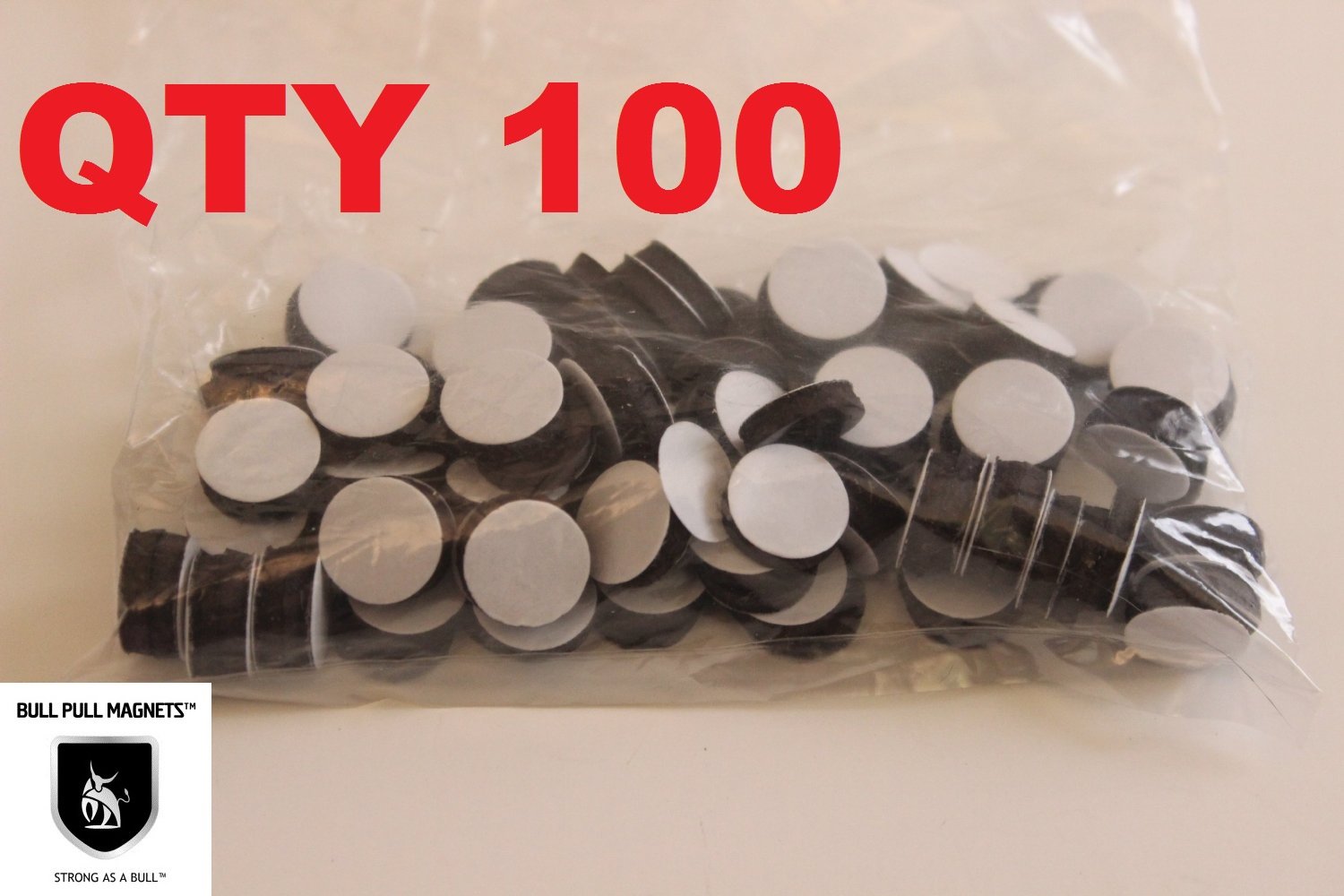 100 Adhesive Circles .5" Diameter 4 mil