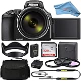 Nikon COOLPIX P950 Digital Camera (Black) 26532 + SanDisk 128GB ZeeTech Basic Accessory Bundle (Basic Bundle)