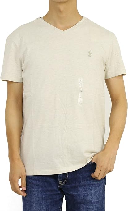 Amazon ポロ ラルフローレン Polo Ralph Lauren メンズ 無地 Vネック Tシャツ ワンポイント 並行輸入品 Tシャツ カットソー 通販