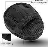 Islero Fitness Boxing Focus Pads Matte Black Training Mitts view 3