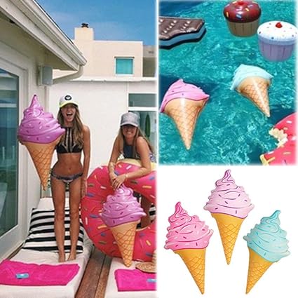 ice cream cone pool float