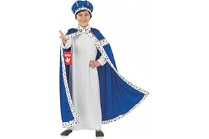 fun shack Blue Wiseman Costume Kids, Wise Man Costume for Boys, Boys Christmas Costumes, Nativity Costumes for Kids
