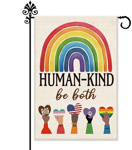 Gartenflagge „Equality Love Kindness“ – 30,5 X 45,7 Cm, Wetterfest Aus Polyester, Mit UV-Schutz