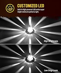 Partsam 2Pcs Glass Watermelon Lights [Patent