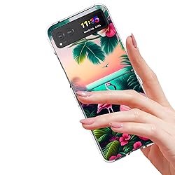 Bcov Case for Motorola Razr 2023,Pink Flamingo