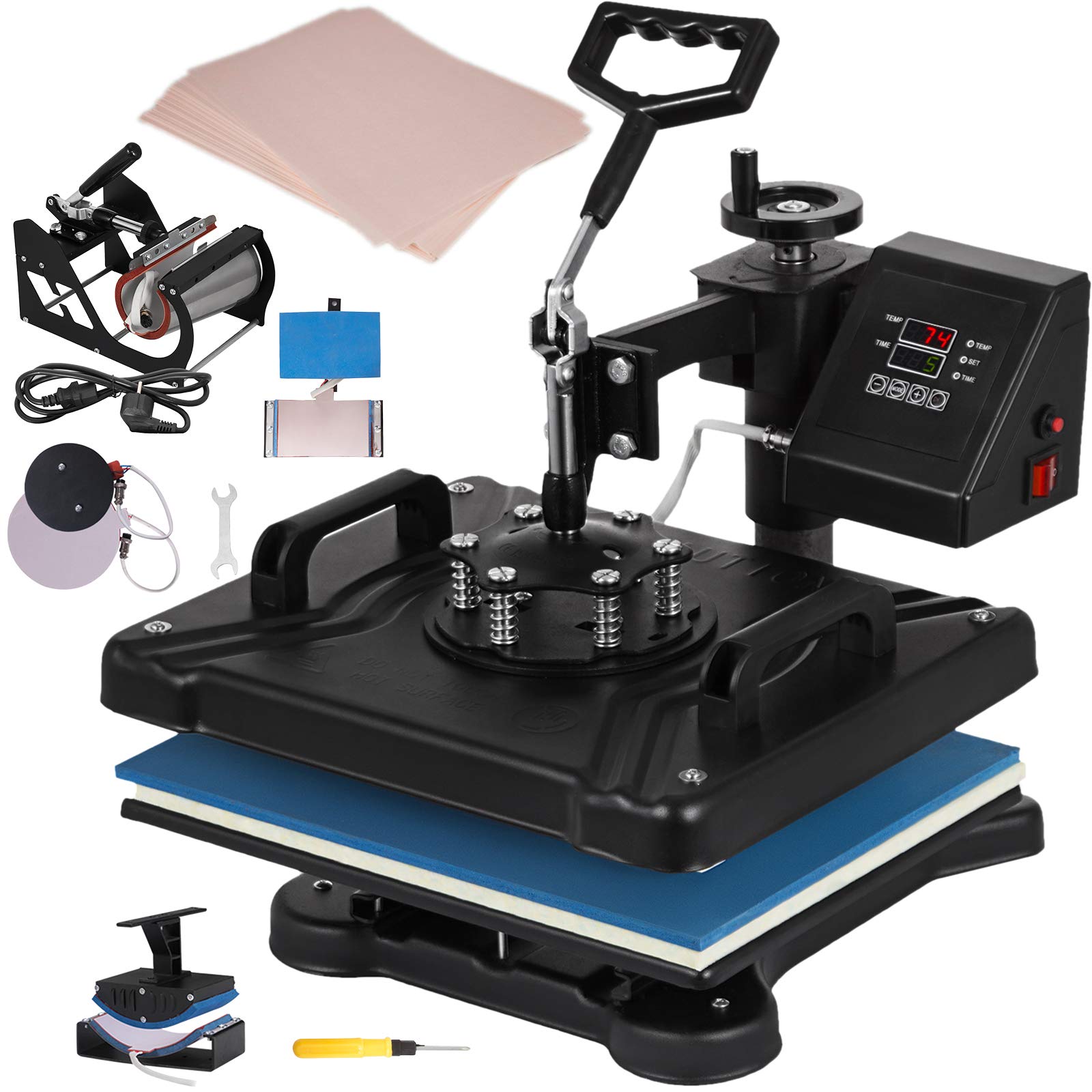 vevor heat press 12x15 inch heat press machine