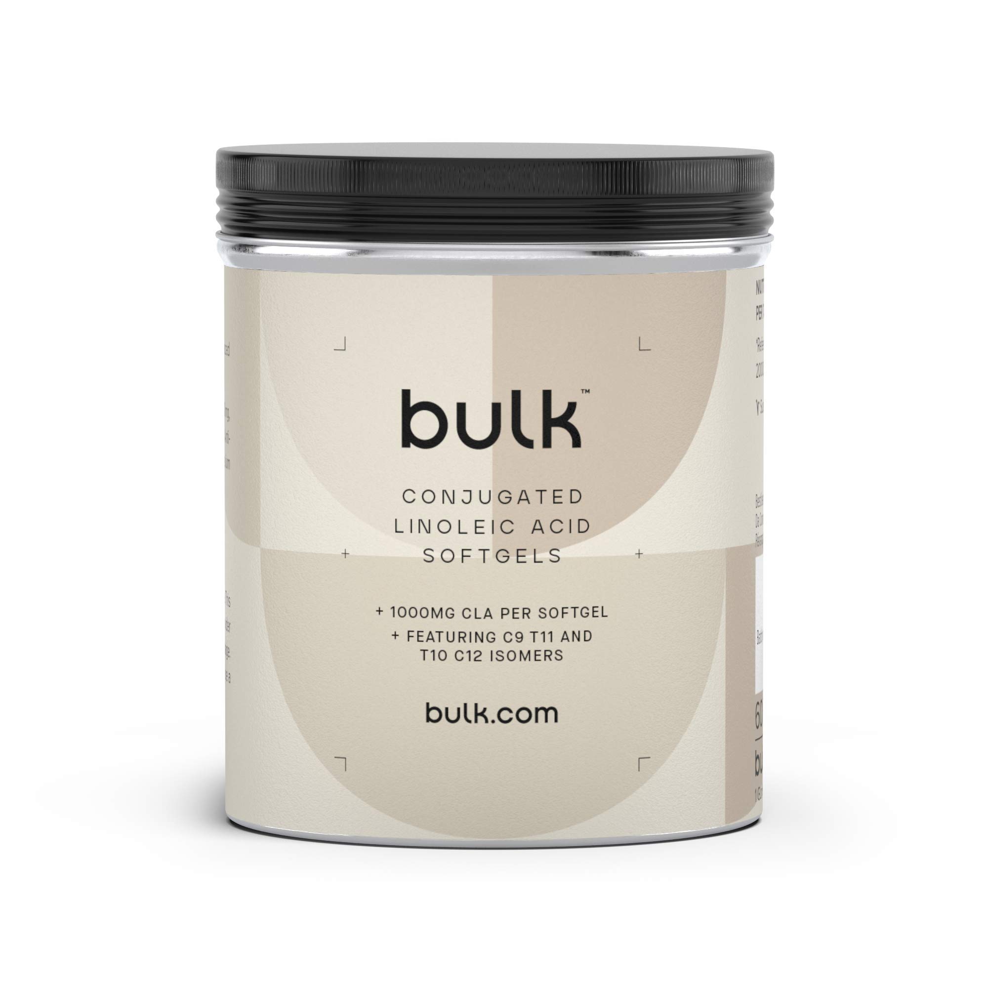 Bulk Conjugated Linoleic Acid (CLA) Softgels, 1600 mg Per Serving, Pack of 270, 135 Servings, Packaging May Vary