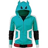 DAVIKO Kids Hooded Sweatshirt with Cat Ear Zip Up Jacket