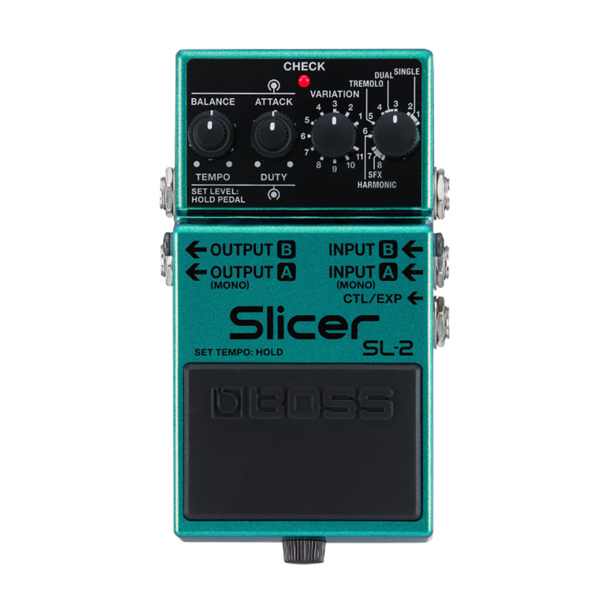 BOSS SL-2 Slicer | Compact Pedal for Guitar, Keyboard, DJs & More | Instantly Create Pulsating Grooves | Multiple Slicer Paths | 88 Onboard Patterns | Stereo Output Options | MIDI Input Control