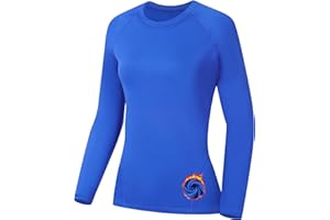 Runhit Thermal Shirts for Women Long Sleeve Compression Tops Fleece Lined Athletic Workout Soft Base Layer Cold Weather