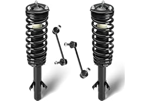 TADAAUTO Front Struts Assembly Fit for Ford Fusion/Mercury Milan 2006-2009, for Lincoln MKZ 2007-2009, Shock Absorber & Sway Bars End Links, Replace for 172261 K80251
