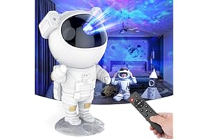AUKYO Astronaut Galaxy Projector - Star Projector, Remote Control Spaceman Night Light with Timer, for Gaming Room, Gift for Kids Adults for Bedroom, Christmas, Birthdays, Valentine's Day