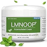 LMNOOP Eczema Cream for Dry, Itchy, Irritated, and Eczema Prone Skin, Maximum Strength Treatment Ointment for Rash, Psoriasis, Dermatitis (Contains Menthol) 3.53oz