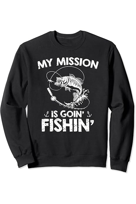 my mission is going fishing t shirt