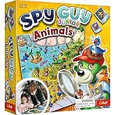 Trefl Spy Guy: Animals Junior - Cooperative Detective Game, 3+ | Observation-Based Board Game, Animals From All Around The Globe, Searching for Evidence and Catching Criminals