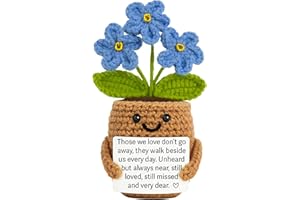 Lucagift Memorial Gifts - Sympathy Gifts for Loss of Loved One - Grief Bereavement Remembrance Gift - Condolence Sympathy Gift for Mom Dad, Father Mother - 5.12'' x 3.15'' Memorial Doll Crochet