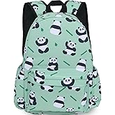 Fiwsuyr Panda Backpack for Boys Kids Girls School Bag 16.5 InchToddler Backpacks Cartoon Pandas Bookbag