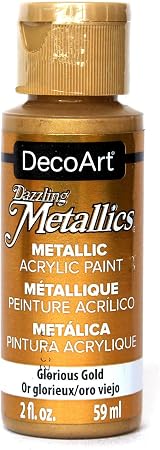 Deco Art Americana Peinture Acrylique Metallique Glorious Dore Amazon Fr Cuisine Maison