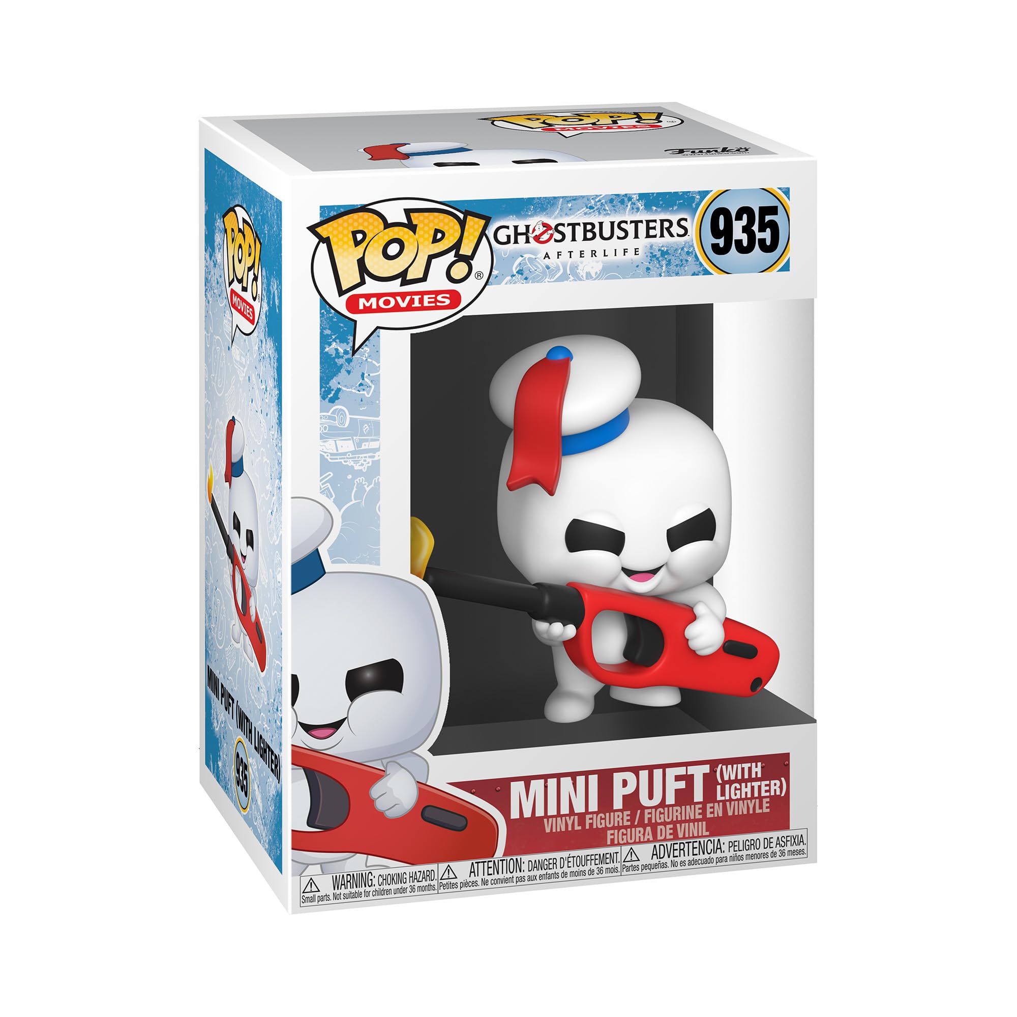 Funko Pop! Movies: Ghostbusters: Afterlife-Mini Puft With Lighter - Collectable Vinyl Figure - Gift Idea - Official Merchandise - Toys for Kids & Adults - Movies Fans - Model Figure for Collectors