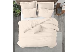 Kotton Culture 1 Pc King Size Duvet Cover Only 100% Egyptian Cotton - Luxury 1000 Thread Count Hotel Quality, Soft, Comforter Cover with Zipper Closure & Corner Ties (Butter,King 102"x 94")