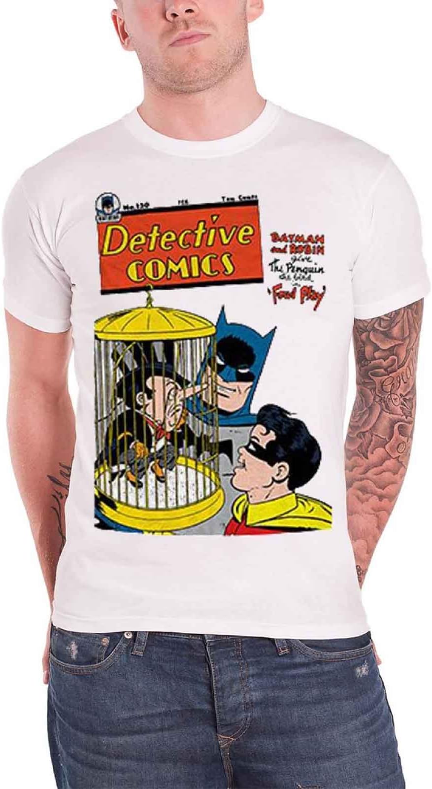 DC Originals Men's Detective Comics Batman & Robin Official New T-Shirt