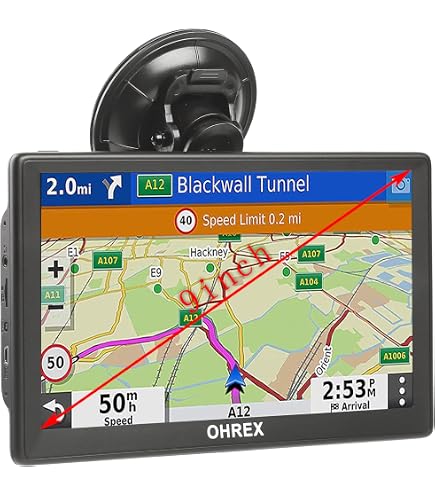 Amazon.com: OHREX N800 GPS Navigator for Car with Bluetooth,Semi