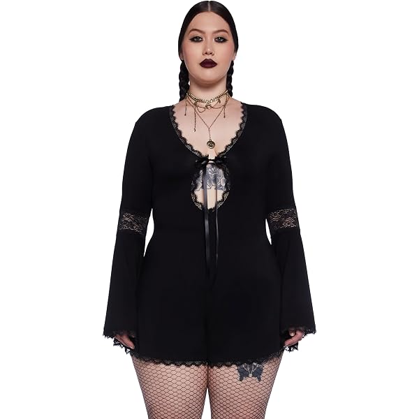 Combinaison (Romper) Femme DO + BE - Manches Cloche, Col Ras Du Cou - Taille S - Noir - Neuf Sans étiquette