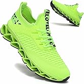 Vooncosir Men's Fashion Sneakers Breathable Mesh Running Shoes Blade Non Slip Soft Sole Casual Athletic Walking Shoes