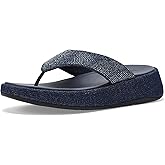 FitFlop womens F Mode Toe Post Denim and Hotfix