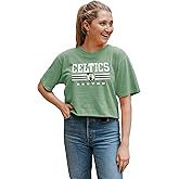 Blue 84 NBA Womens NBA Officially Licensed Women's Crop Top T-Shirt Ringspun Team Color