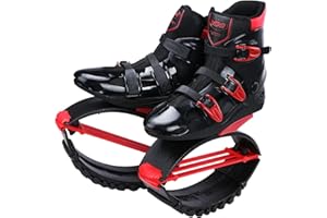 Joyfay Unisex Fitness Jumping Shoes Bounce Shoes for Women Adults(red)