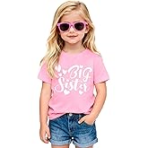 NUMYEAN Big Sister Shirts for Toddler Girls Promoted to Big Sister Outfit Announcement T-Shirt for Girl Size 2-8 Years