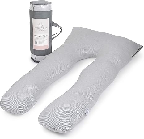 Nana Dee Organic Cotton Full Body Pregnancy Pillow Maternity