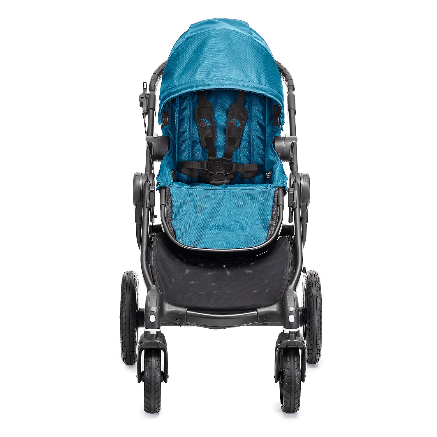 city select double stroller teal