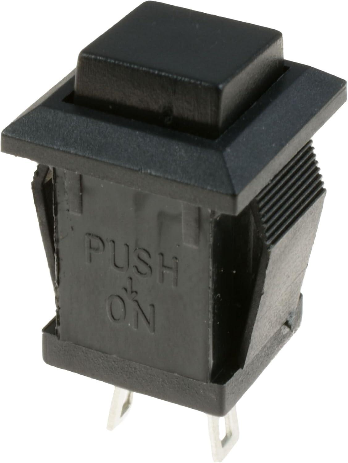 Black Square On(Off) Momentary Push to Break Switch SPST Amazon.co.uk