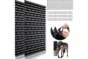 CAKULA 2Pcs-Equine & Bovine Massage Brush Kit - Soft Touch Itchin Post Pad- Animal Scratchers for Safe and Satisfying Itch Relief