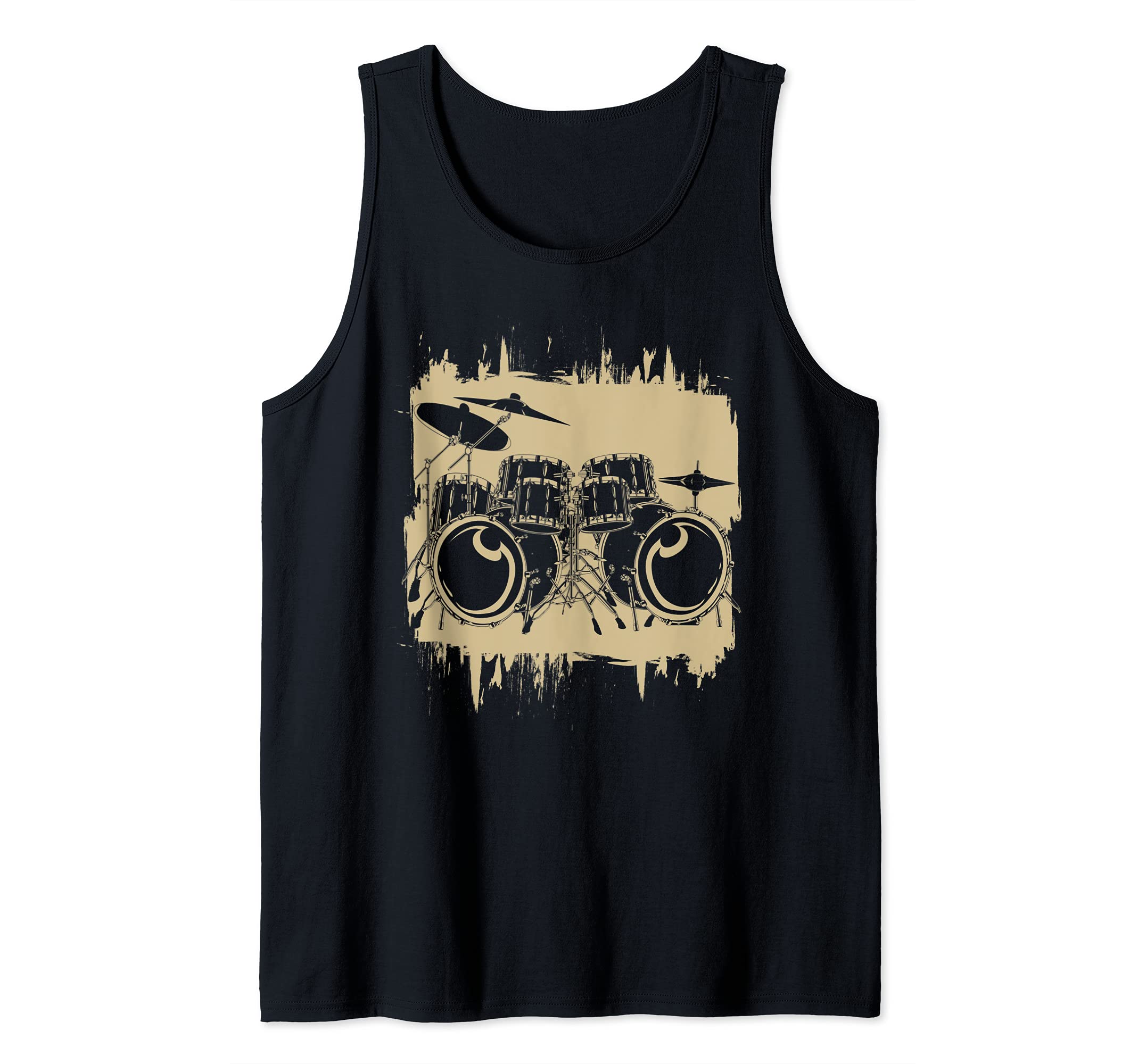 Drum Set Drums Player Drummer Musician Percussion Drums Tank Top