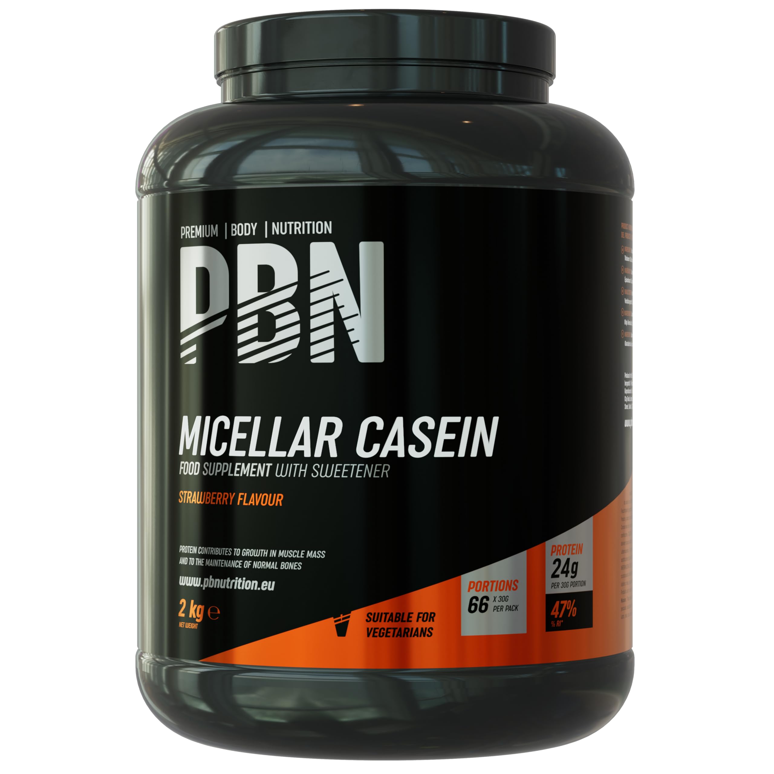 PBN - Premium Body Nutrition Micellar Casein 2kg Strawberry