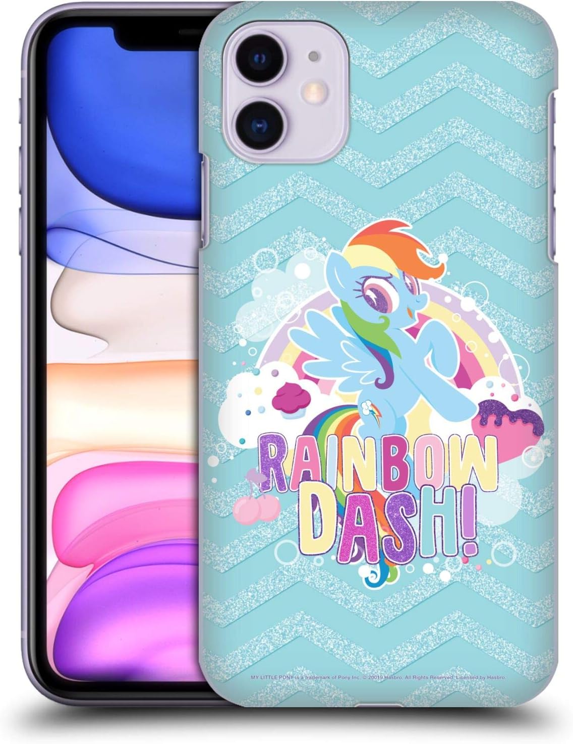 Head Case Designs Officially Licensed by My Little Pony Rainbow Dash Sugar Crush Hard Back Case Compatible with Apple iPhone 11