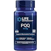 Life Extension PQQ Caps – Pyrroloquinoline Quinone, 10 mg – Promotes The Growth of New Mitochondria, ATP, Energy Support – Gluten-Free, Non-GMO, Vegetarian – 60 Capsules