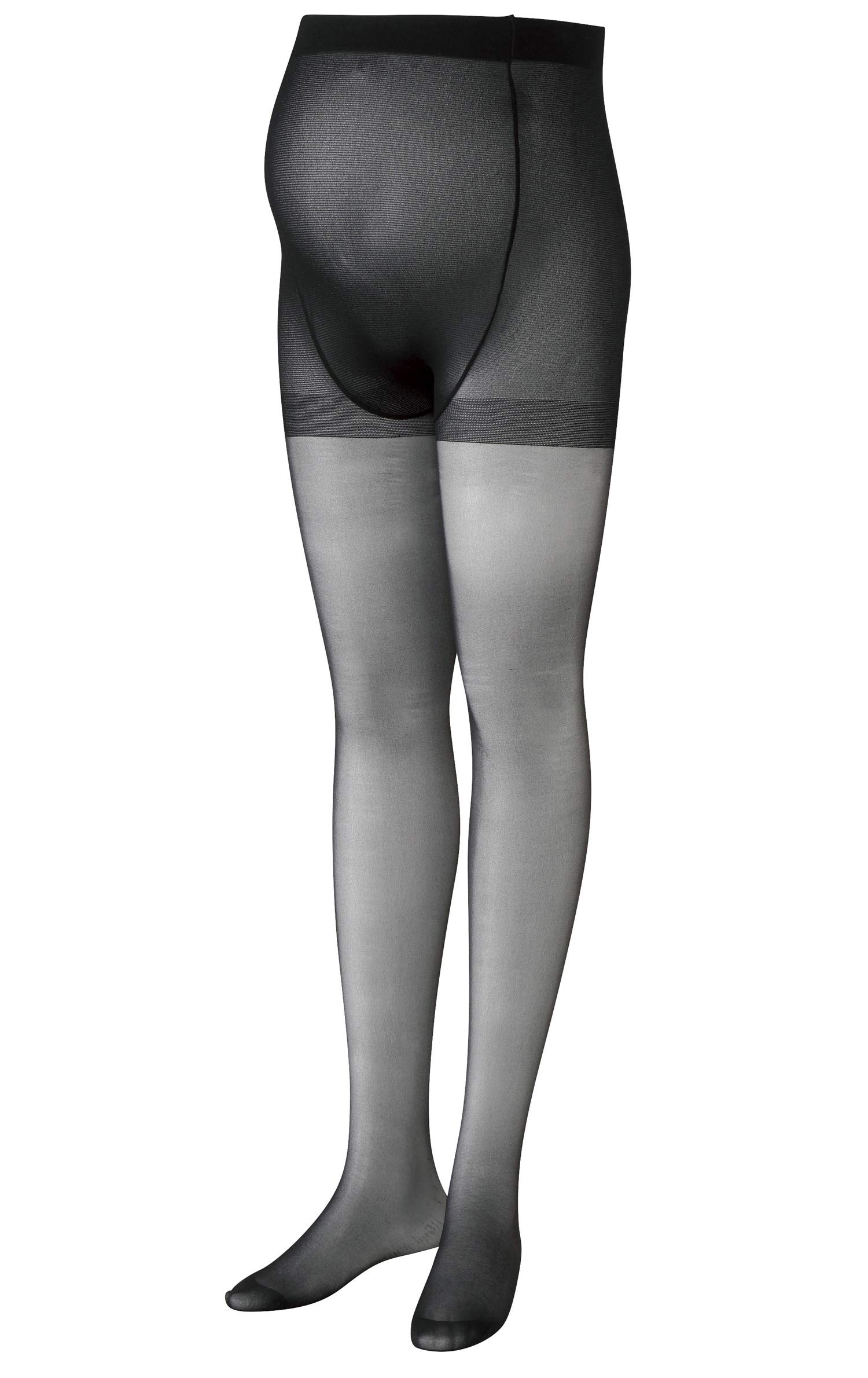 [ワコールマタニティ] ストッキング パンスト 産前 [ おなか楽々タイプ ] 伸びる素材 妊娠初期~後期まで MLP281 レディース MLP281 BL/ブラック M の商品画像