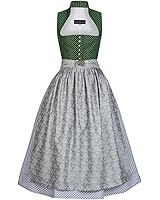 Berwin und Wolff Langes Dirndl Theres in Grau: Amazon.de