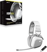 Corsair HS80 MAX Wireless Multiplatform Headset Bluetooth Dolby Atmos White view 8