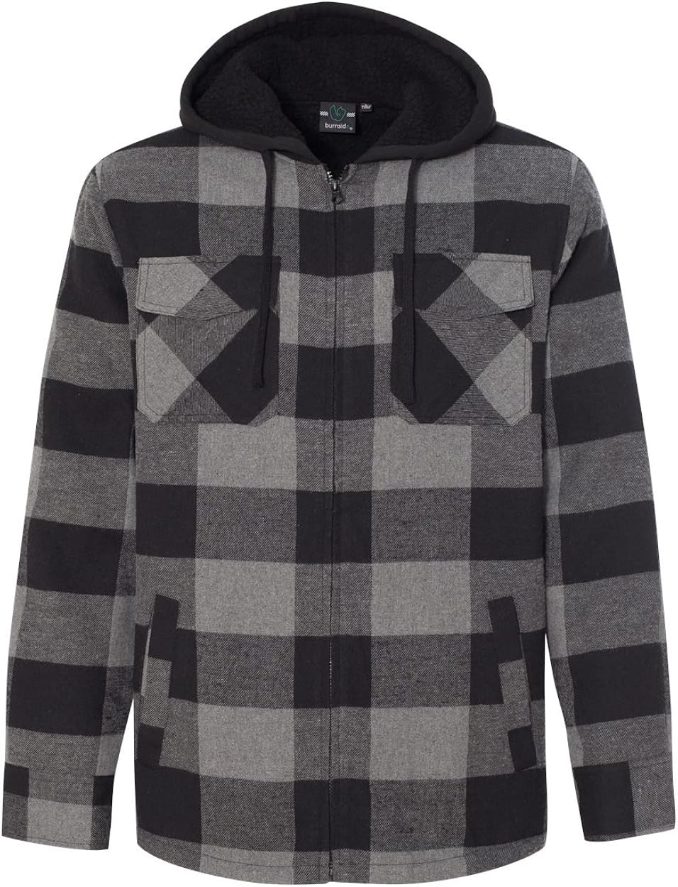 hooded insulated flannel