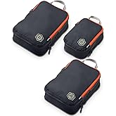 TRIPPED Travel Gear Compression Packing Cubes for Carry-On Travel 3-Pack | Ultralight Ripstop Packing Cubes with Compression Zippers for Organized Carry-On Luggage, Backpack, and Travel Packing