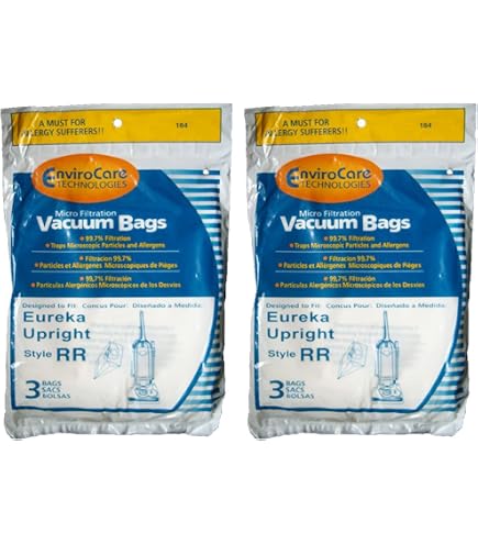 Eureka Type AA Vacuum Bags - 9-Pack, Compatible With Multiple Vacuum Brands, EnviroCare Brand