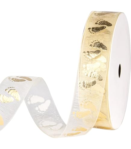 It's A Girl Satin Ribbon - 3/8 Inch X 25 Yards Baby Shower Gender Reveal Decoration