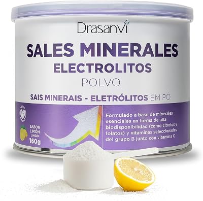 Electrolitos en Polvo Sabor Limon Drasanvi 160g con Magnesio y Potasio