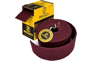EZ ESHAZU General Purpose Scuff Pads 5" x 15 Feet -320 Grit - Maroon Scuffing, Scouring Pad, Sanding, Paint Primer Prep Scratch- 7447- P320 grit - 30 Count (Pack of 1)